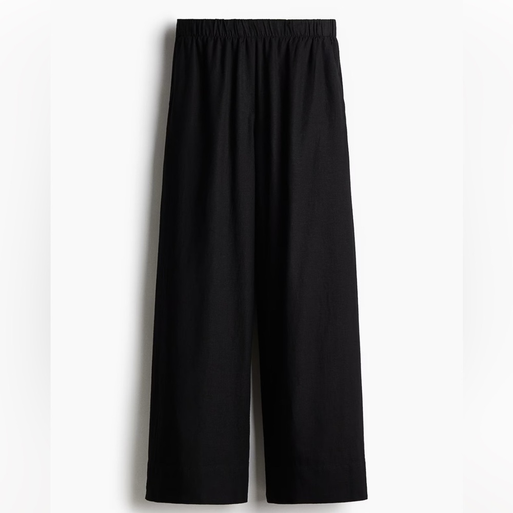 ** SOLD ** H&M Black Wide-Leg Pants